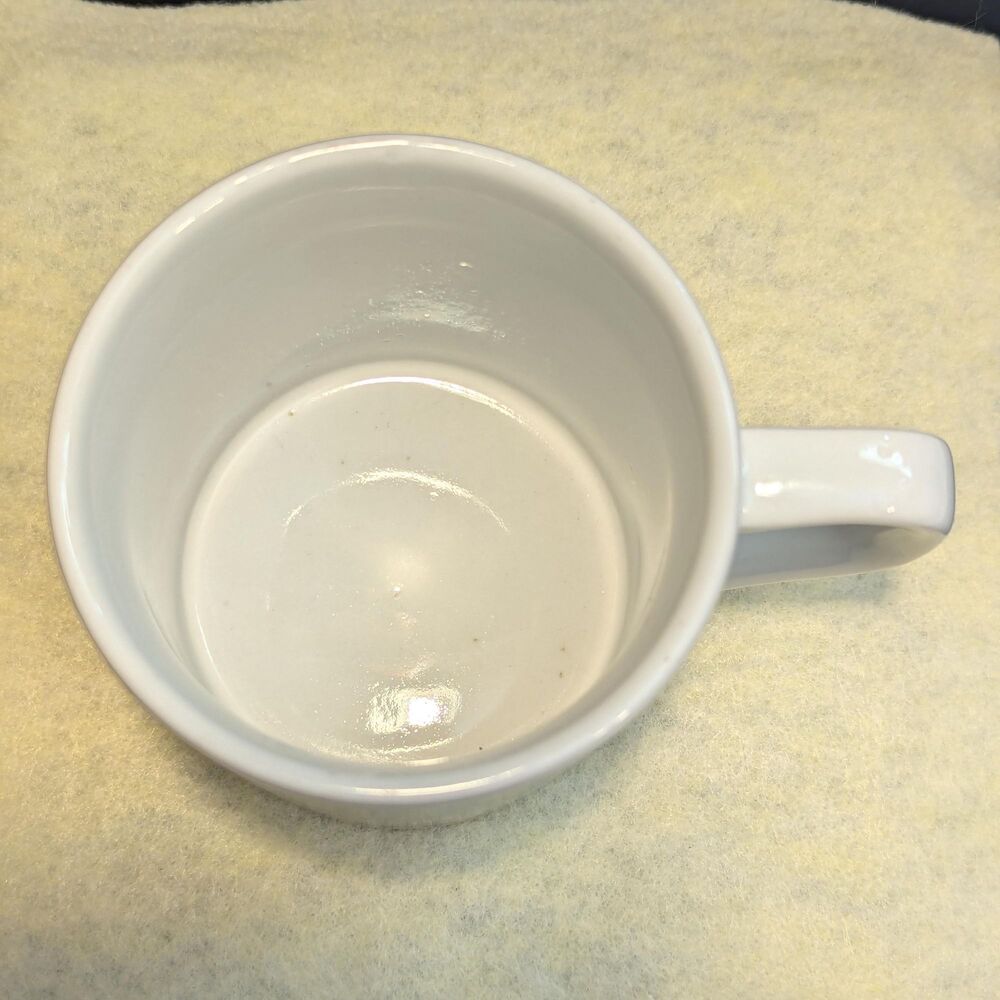 Rare Vintage Pozzani - Brazil 8oz Bunny Mug - Easter Butterfly Rabbit Coffee Cup - Picture 9 of 16